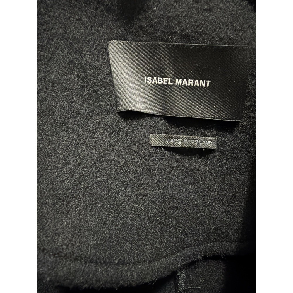 Isabel Marant Efezia wool and cashmere coat $1850 Excellent EU 40 Or USA Sz 10 - Picture 7 of 11